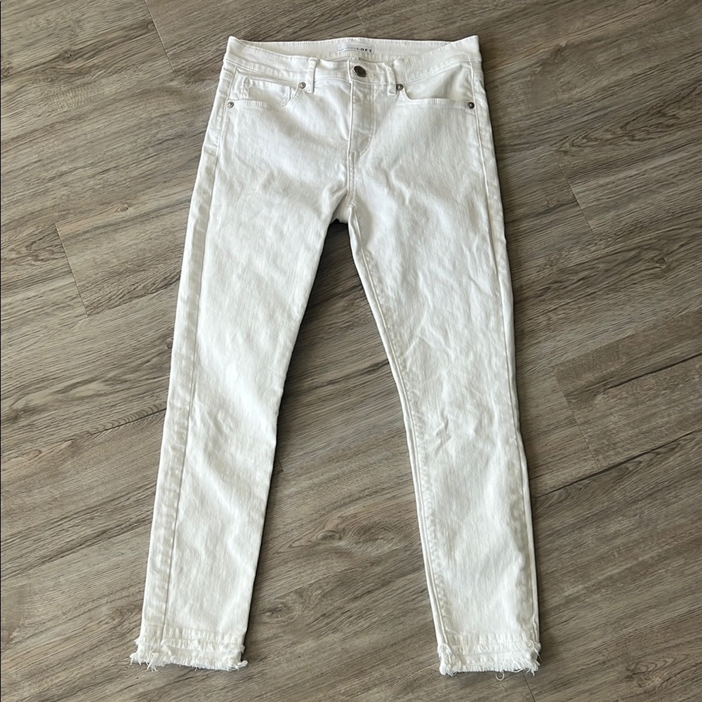 LOFT White Skinny Jeans